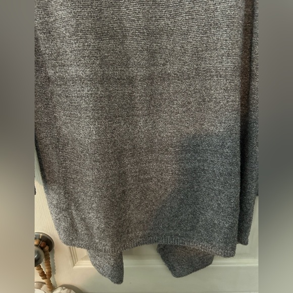 Barefoot Dreams Gray Open Front Wrap Sweater - Picture 7 of 7